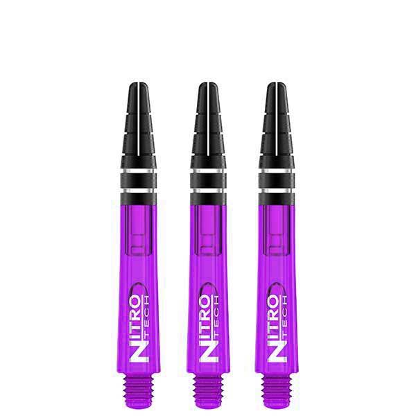 RED DRAGON - Nitrotech Composite Dart Shafts - 36mm Short Purple