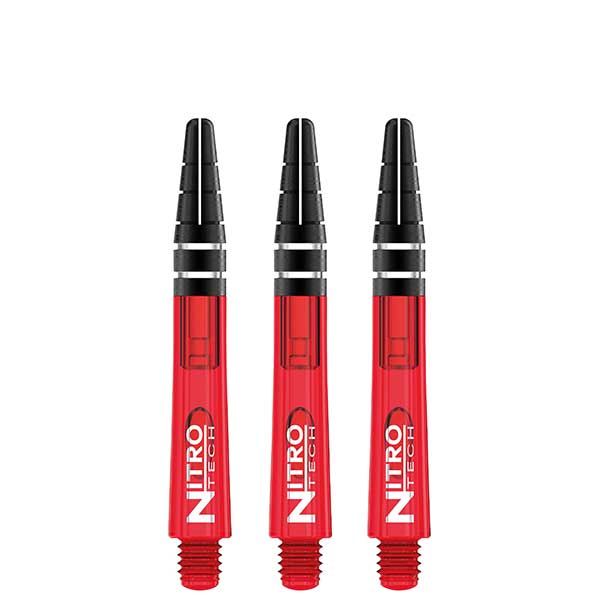 RED DRAGON - Nitrotech Composite Dart Shafts - 36mm Short Red