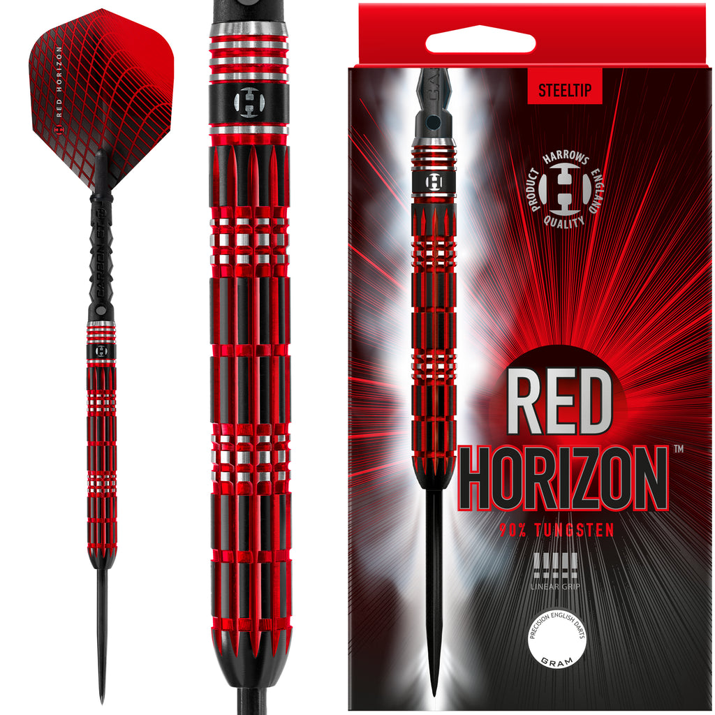 HARROWS - Red Horizon Darts - 90% Tungsten - 22g