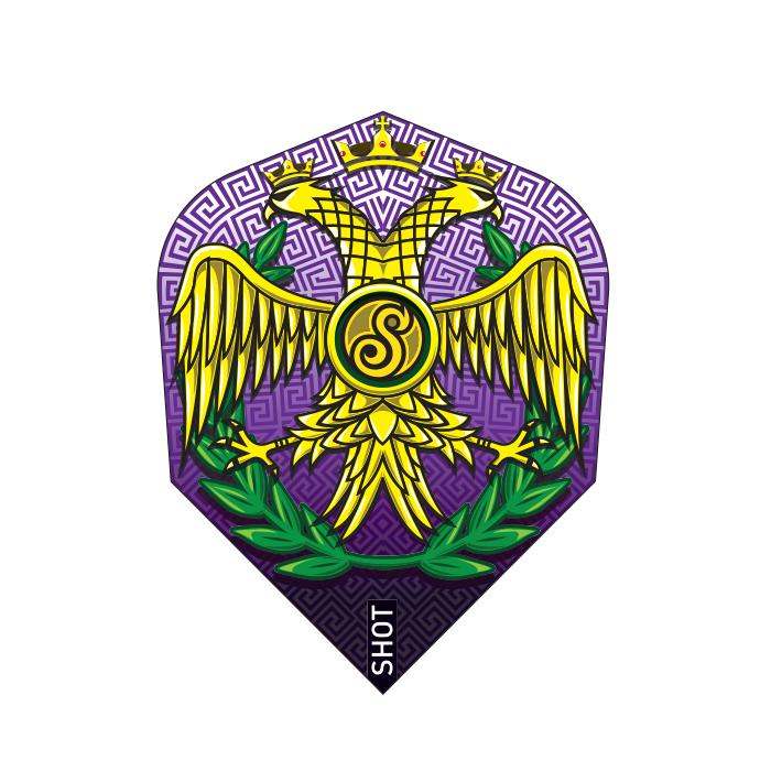 SHOT Roman Empire Caesar Dart Flights - 100 Micron Standard Small