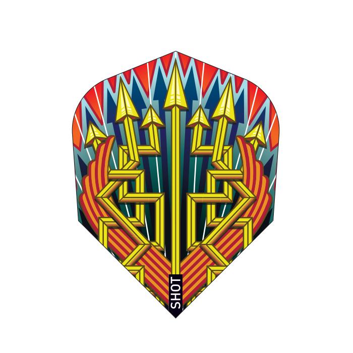 SHOT Roman Empire Legion Dart Flights - 100 Micron Standard Small