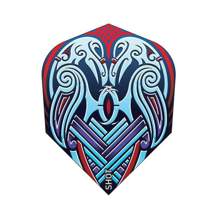 SHOT - Viking Raven Dart Flight - Small Standard - BLUE