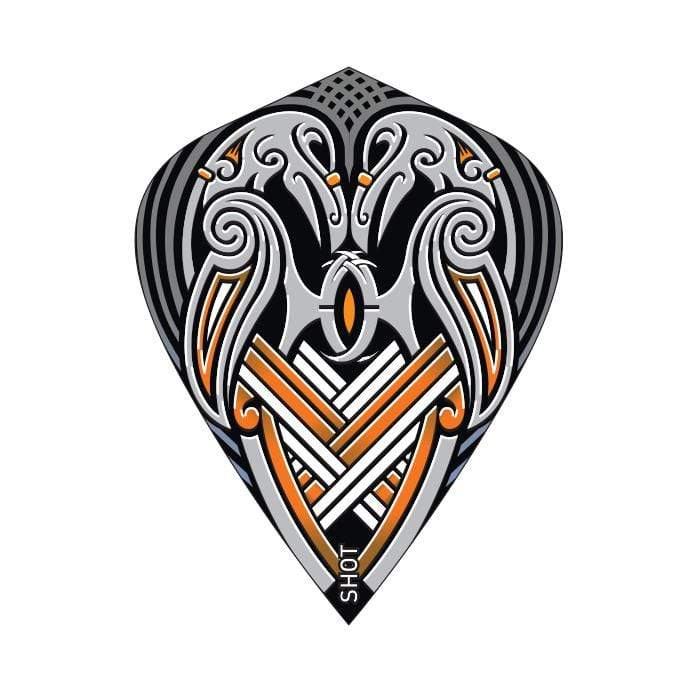 SHOT - Viking Raven Dart Flight - Kite - Black