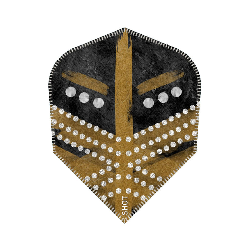 SHOT - Devon Petersen Greatness Dart Flights - 100M Gold - Small Standard
