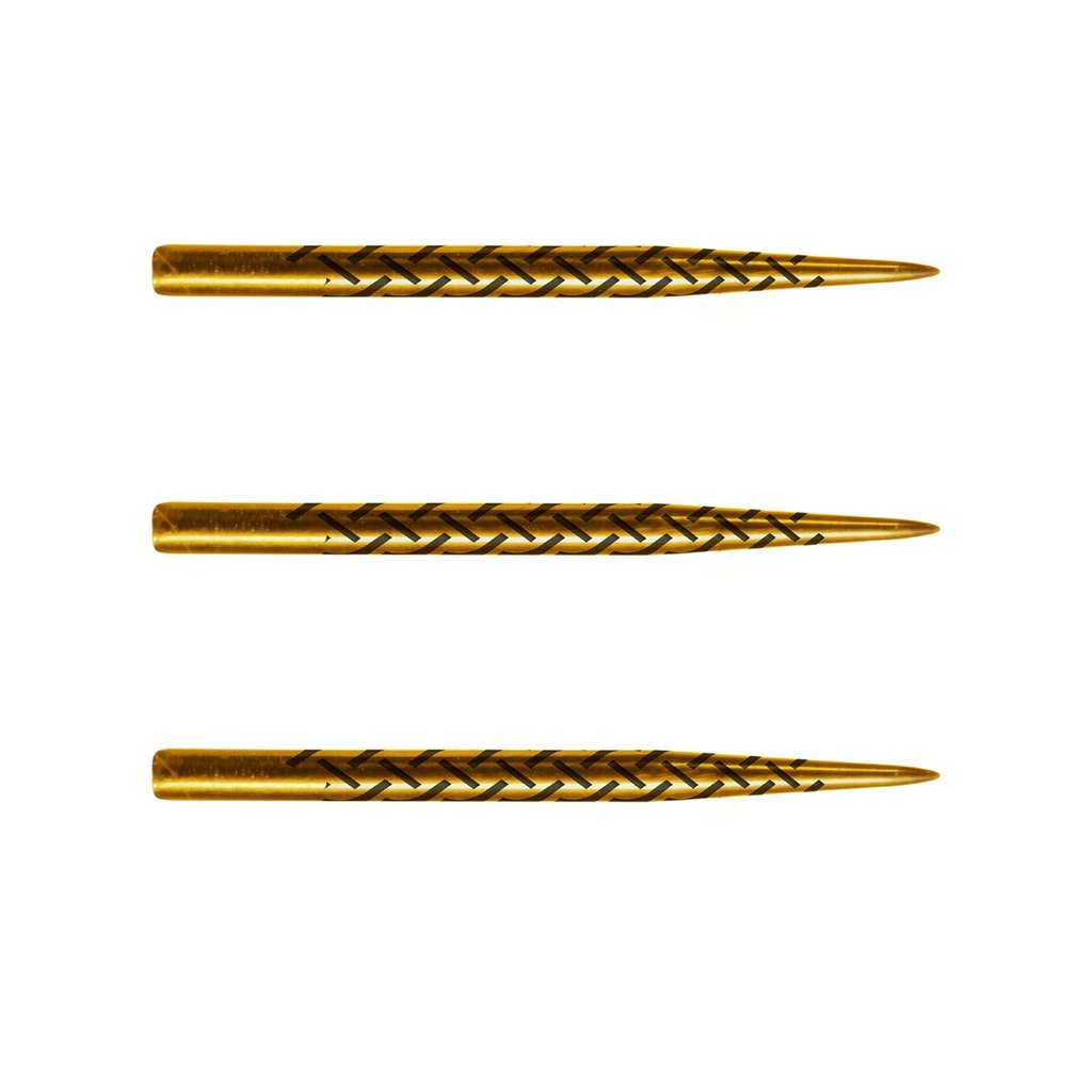 SHOT Kapene Gold Titanium Steel Tip Points-35mm