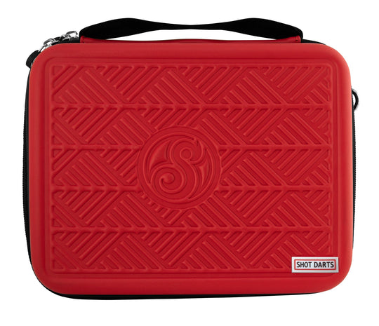 SHOT - MEGA Tactical Dart Case - Holds 4 Dart Sets - RED