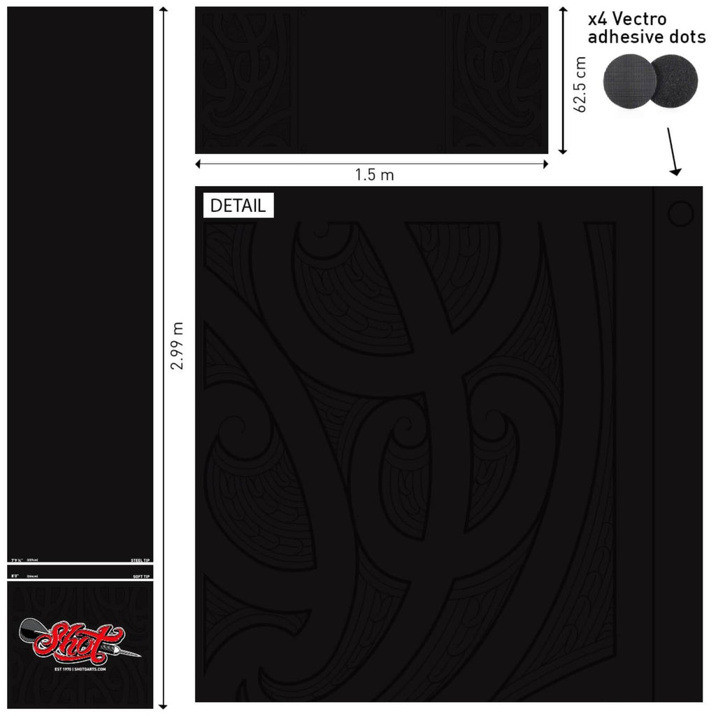 SHOT - T BAR Heavy Duty Dart Mat - Extra Floor Protection