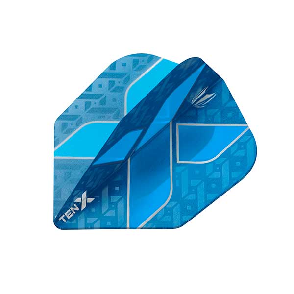 Target TEN-X Dart Flights - Low Drag Anti Deflection - Blue