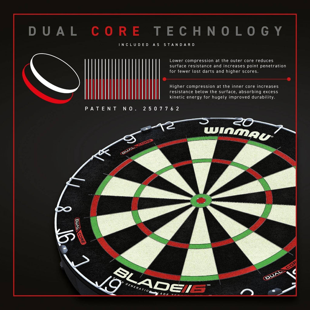 WINMAU - Blade 6 DUAL CORE Premium Quality Dartboard