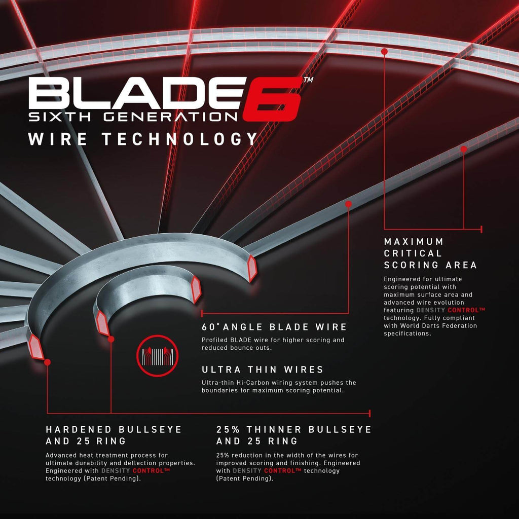 WINMAU - Blade 6 Championship Quality Dartboard