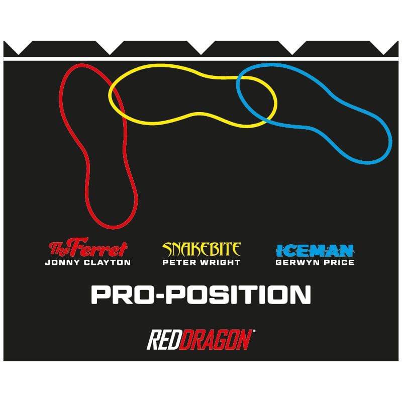 RED DRAGON - Pro-Position Dart Mat