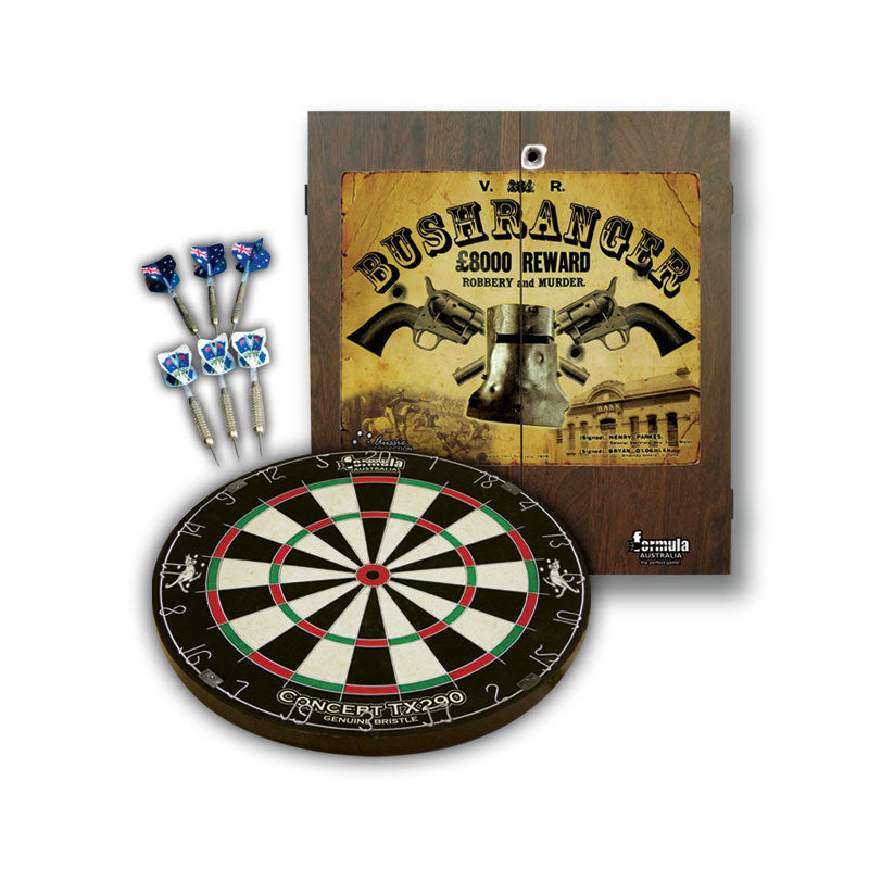 Bushranger Cabinet, Dartboard and Darts Set