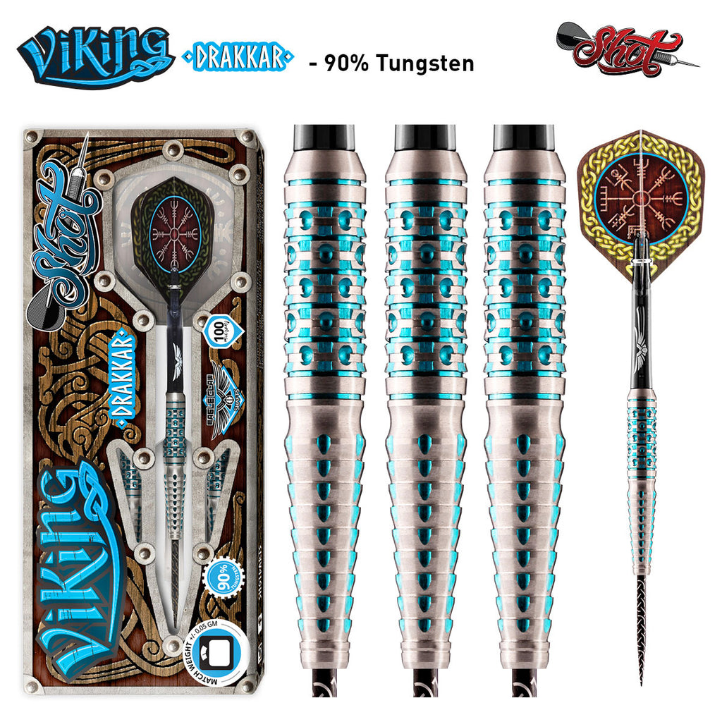 SHOT Viking Drakkar Darts - 90% Tungsten - 27g