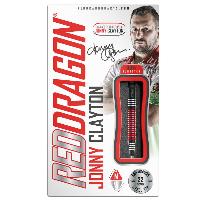 RED DRAGON - Jonny Clayton SE Darts - 90% Tungsten - 22g