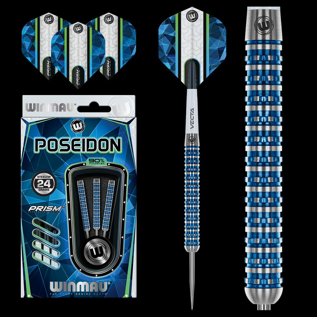 WINMAU - Poseidon - 90% Tungsten Darts - 24g
