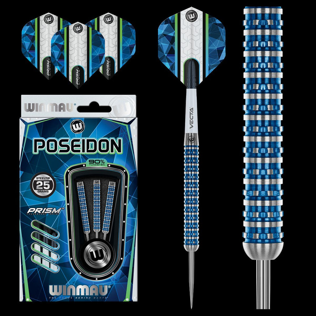 WINMAU - Poseidon - 90% Tungsten Darts - 25g