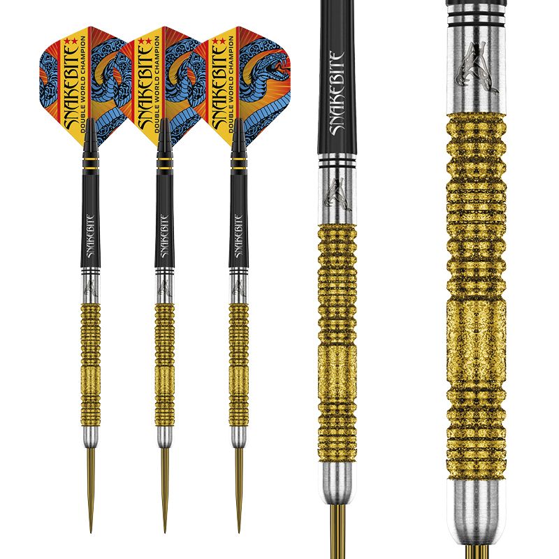 RED DRAGON - Peter Wright Double WC SE Gold Darts - 22g