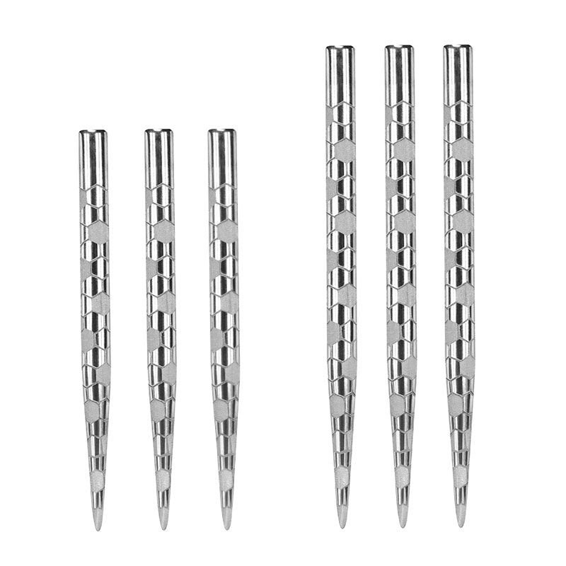 Target Onyx High Grip Dart Points Silver 32mm
