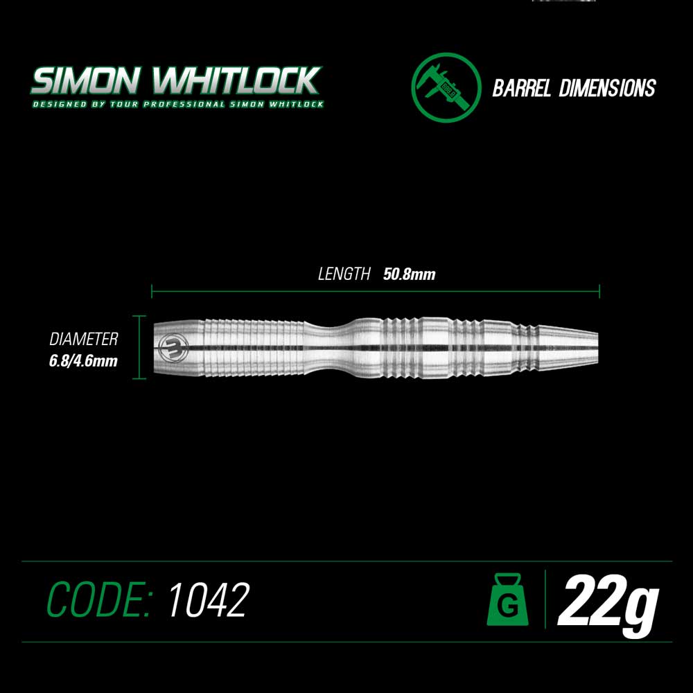 Winmau Simon Whitlock Darts Natural Tungsten 24g