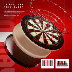 WINMAU - Blade 360 TRIPLE CORE Dartboard - Official PDC Match Quality