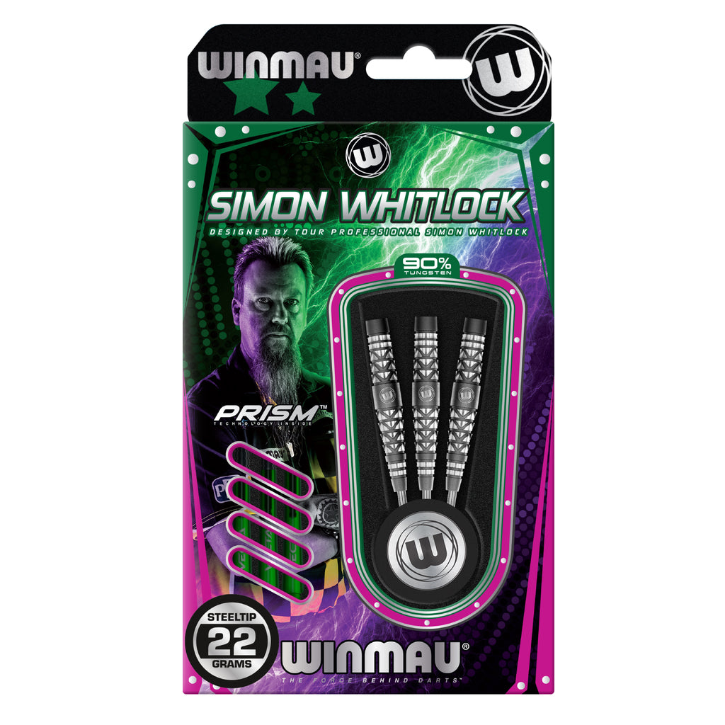 WINMAU - Simon Whitlock Atomised Shotblast - 90% Tungsten Darts - 22g