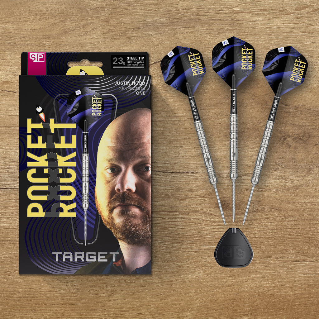 TARGET - Justin Hood - Steel Tip Swiss Point - 90% Tungsten Darts