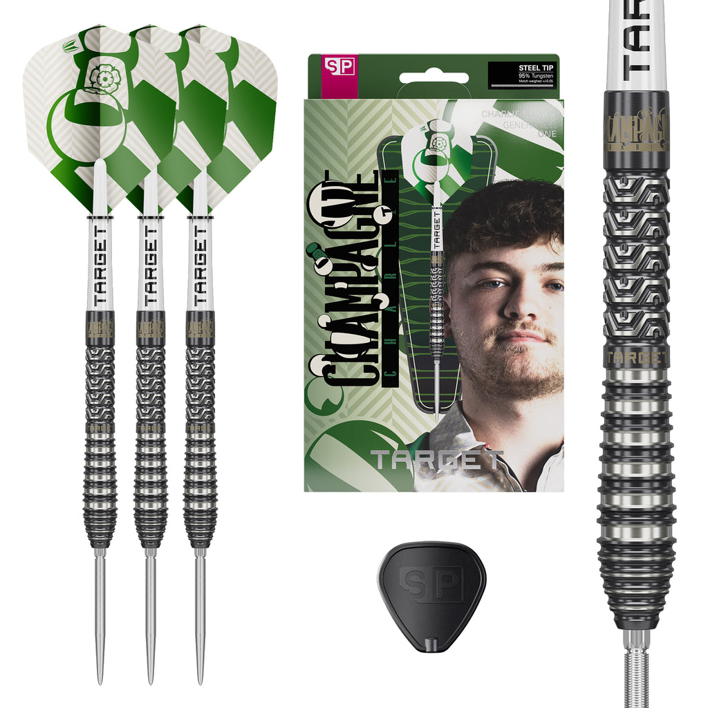 TARGET - Charlie Manby - Steel Tip Swiss Point - 95% Tungsten Darts