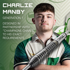 TARGET - Charlie Manby - Steel Tip Swiss Point - 95% Tungsten Darts