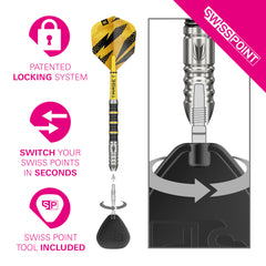TARGET - Buzz SP02 - Steel Tip Swiss Point - 90% Tungsten Darts