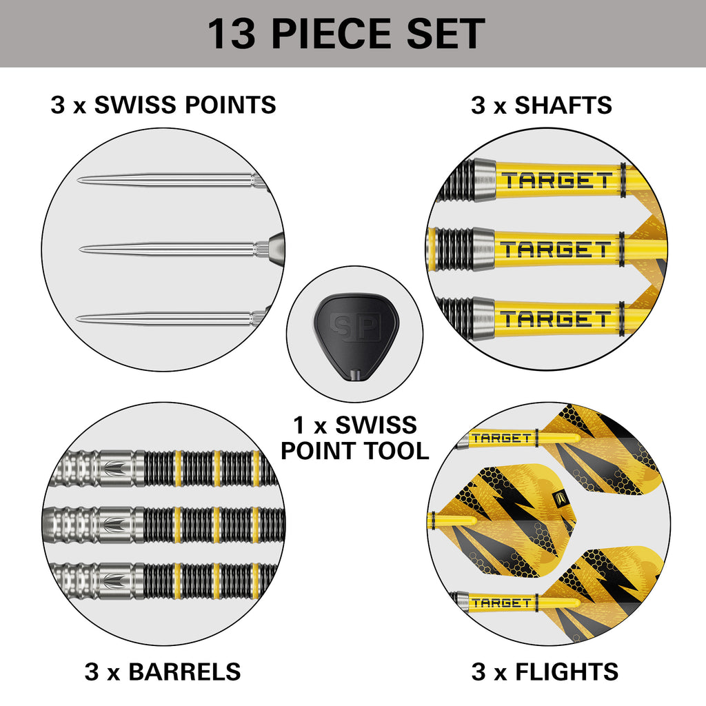 TARGET - Buzz SP02 - Steel Tip Swiss Point - 90% Tungsten Darts