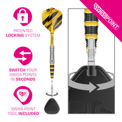 TARGET - Buzz SP03 - Steel Tip Swiss Point - 90% Tungsten Darts