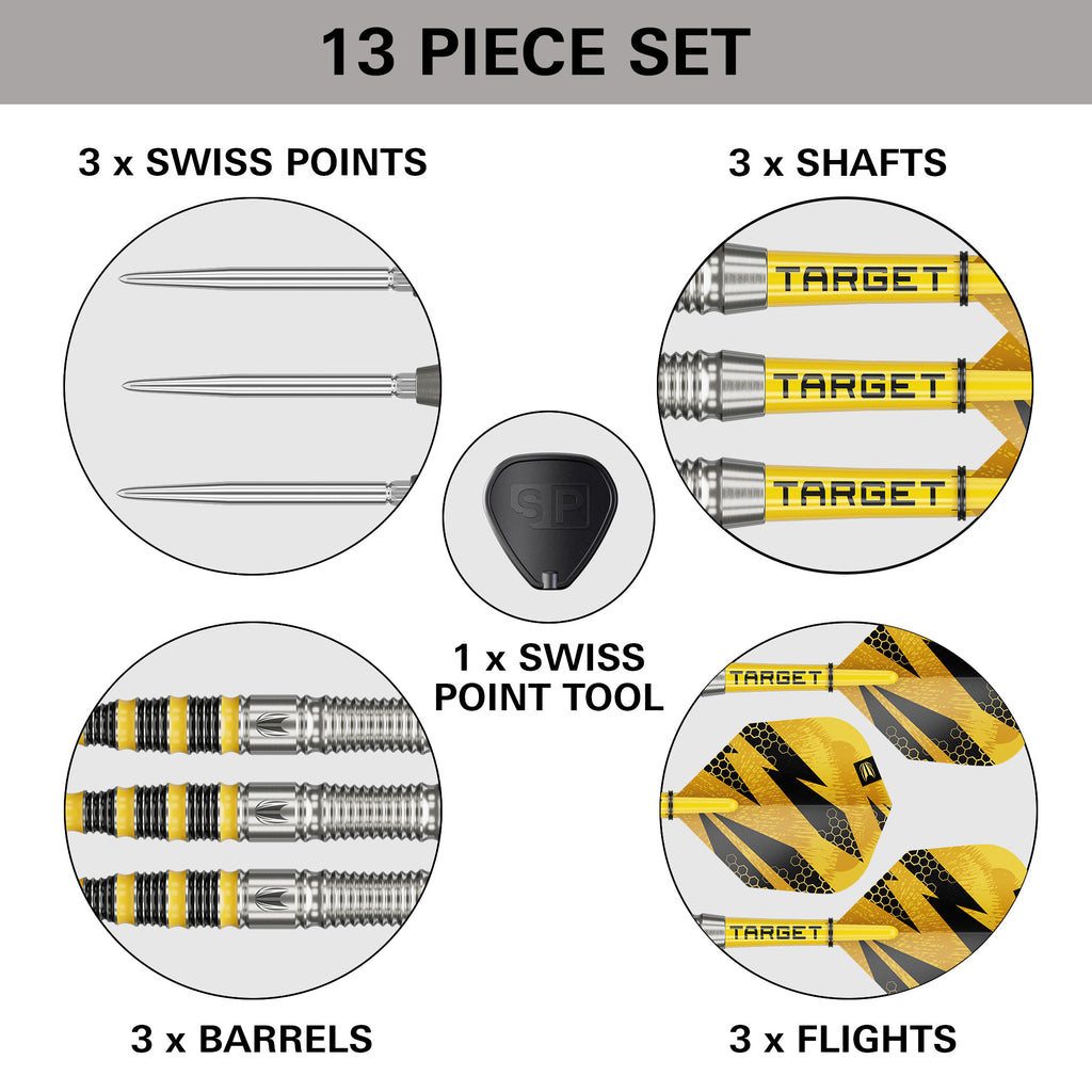 TARGET - Buzz SP03 - Steel Tip Swiss Point - 90% Tungsten Darts