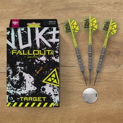 TARGET - Luke Littler Nuke Fallout - Steel Tip Swiss Point - 90% Tungsten Darts