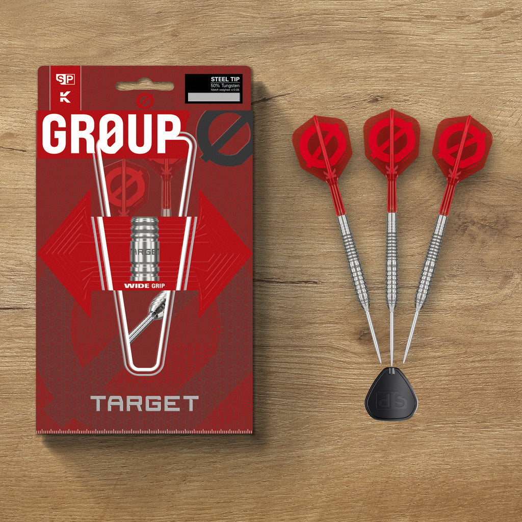 TARGET - GROUP Ø 01 - Steel Tip Swiss Point - 50% Tungsten Darts