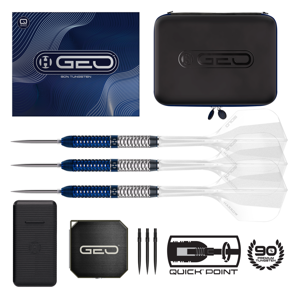 HARROWS - 24g Geo 01 Quick Point Darts - 90% Tungsten