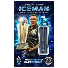 RED DRAGON - Gerwyn Price Glacier Darts - 90% Tungsten - 22g