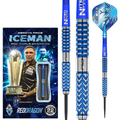 RED DRAGON - Gerwyn Price Glacier Darts - 90% Tungsten - 24g