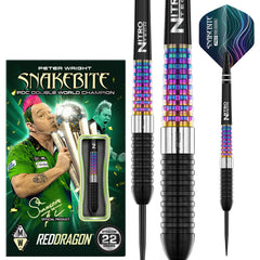 RED DRAGON - Peter Wright Corra Darts - 90% Tungsten - 23g