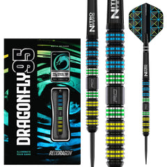 RED DRAGON - Dragonfly 95 Black Darts - 95% Tungsten - 26g