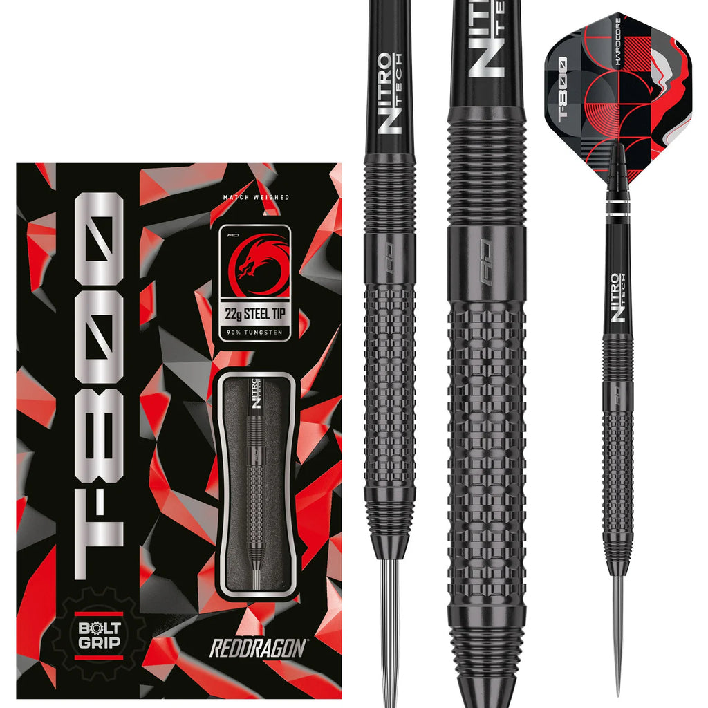 RED DRAGON - T-800 Darts - 90% Tungsten - 26g