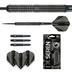 RED DRAGON - Seren 1 Onyx Black Darts - 90% Tungsten - 22g