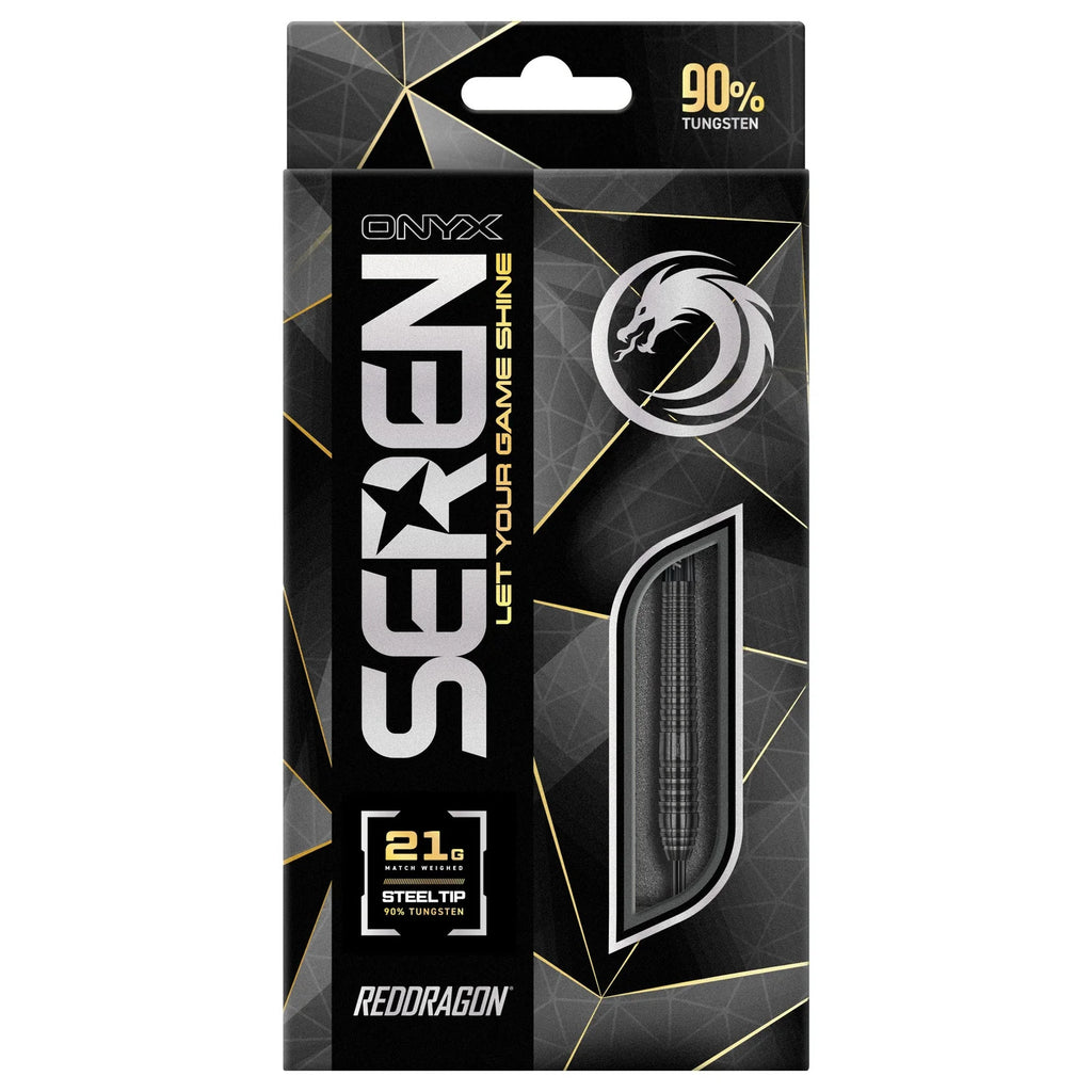 RED DRAGON - Seren 2 Onyx Black Darts - 90% Tungsten - 21g