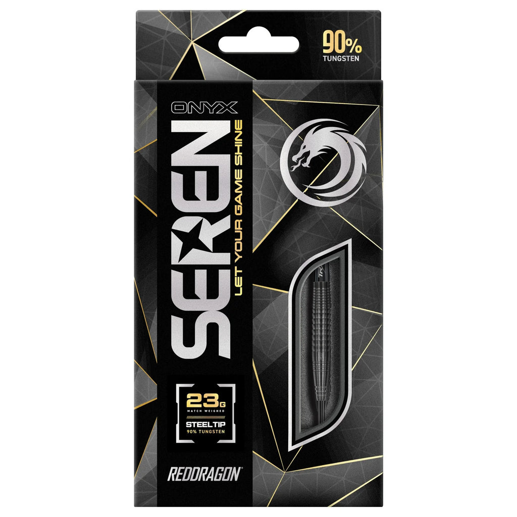 RED DRAGON - Seren 4 Onyx Black Darts - 90% Tungsten - 25g