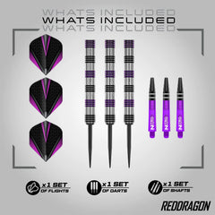RED DRAGON - GEMMA HAYTER Darts - 90% Tungsten - 22g