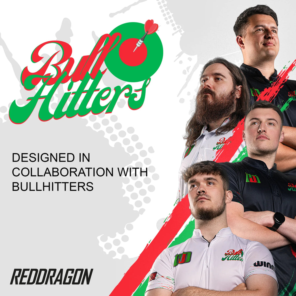 RED DRAGON - BULLHITTERS Darts - BLACK PVD - 90% Tungsten - 23g