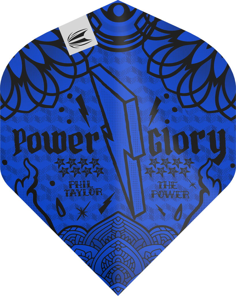 TARGET - Phil Taylor Power Ink Flights - Multipack - NO2 Size - 100 Micron