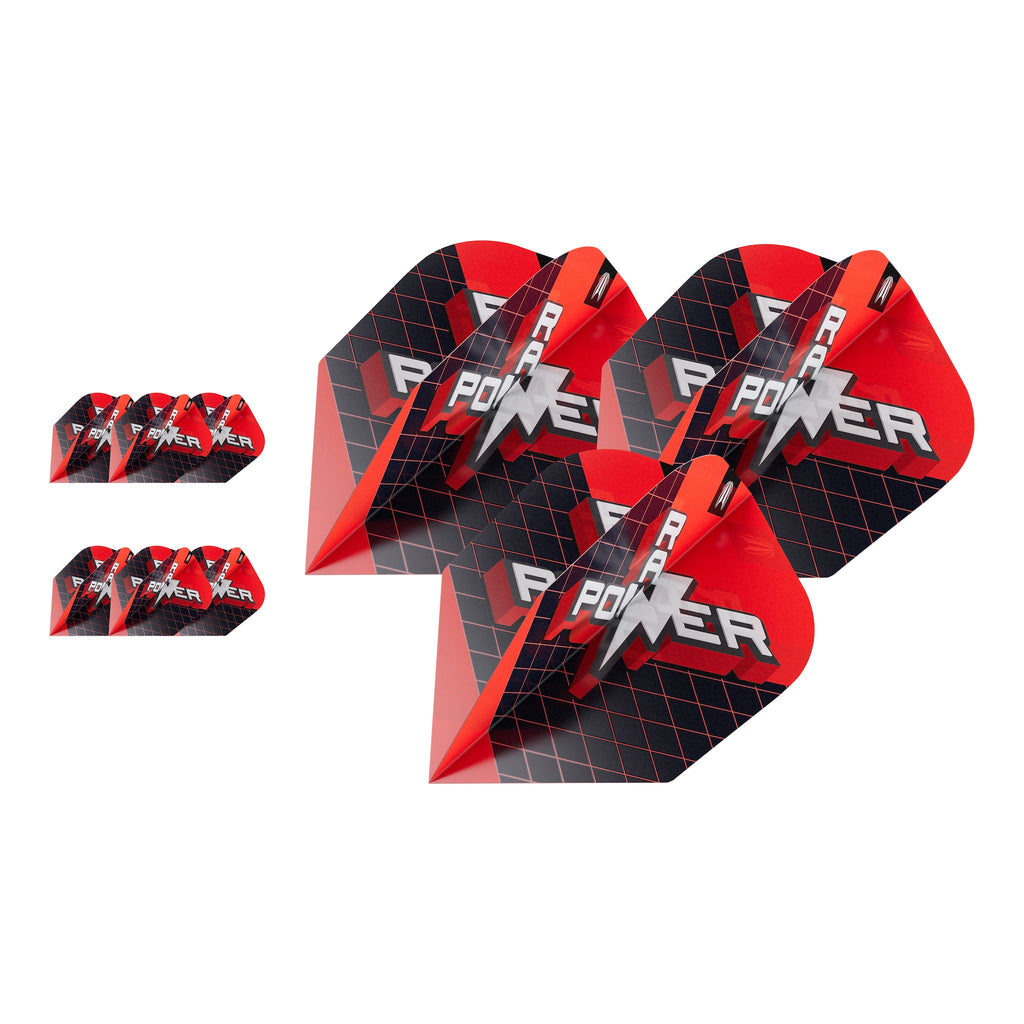 TARGET - Phil Taylor Raw Power GEN11 Flights - Multipack - NO6 Size - 100 Micron