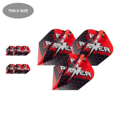 TARGET - Phil Taylor Raw Power GEN11 Flights - Multipack - TEN-X Size - 100 Micron