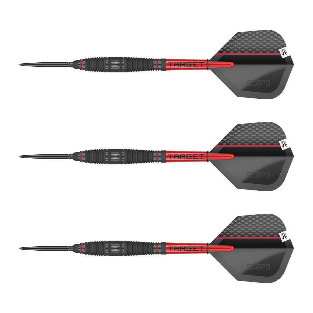 TARGET - Scope SP03 Swiss Point Steel Tip Darts - 90% Tungsten - 25g