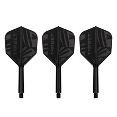 TARGET - K-FLEX -  NO6 Standard Small Flight Size - Target Black